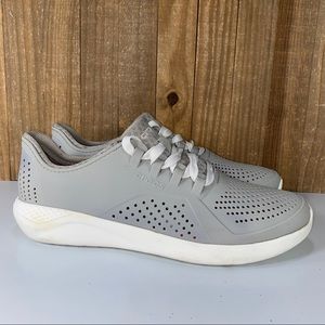 Crocs LiteRider Pacer Gray Shoes Women's Size 10